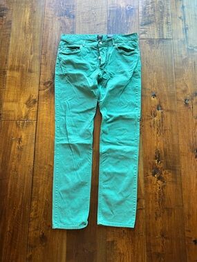 34x32 H&M Green Slim Fit Jeans